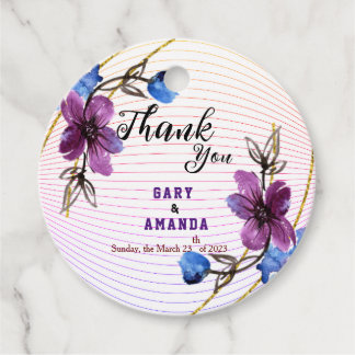 Von Lila abkleben Geschenkanhänger