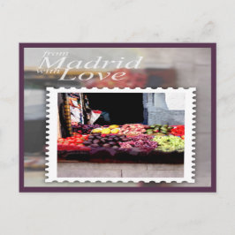 Von Madrid mit der Liebe Postkarte