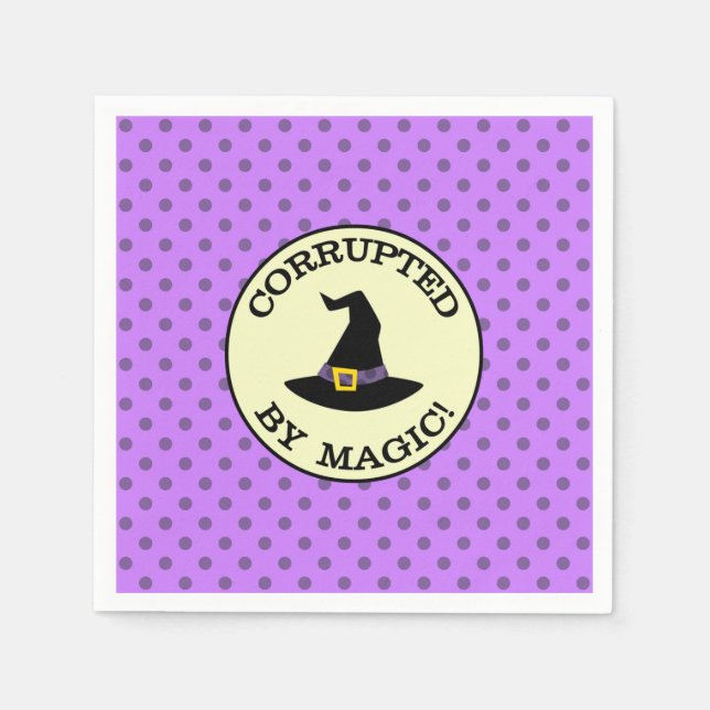 VON MAGIC KORRUPIERT! SERVIETTE (Vorderseite)