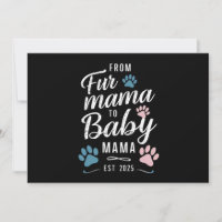 Von Mama bis Baby Mama Est 2025 Hunde Katze Mama