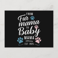 Von Mama bis Baby Mama Est 2025 Hunde Katze Mama