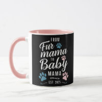 Von Mama bis Baby Mama Est 2025 Hunde Katze Mama