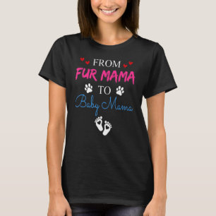 Von Mama bis Baby Mama Hunde Katze Besitzer Junge  T-Shirt