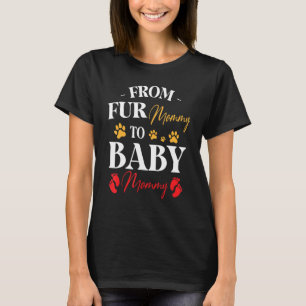 Von Mama zu Baby Mommy Happy Schwangere Mama Da T-Shirt