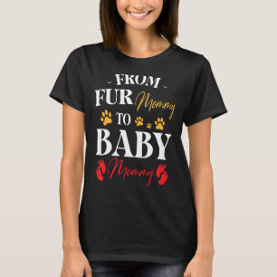 Von Mama zu Baby Mommy Happy Schwangere Mama Da T-Shirt