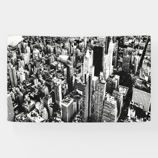Von Manhattan zum Himmel Banner (Horizontal)