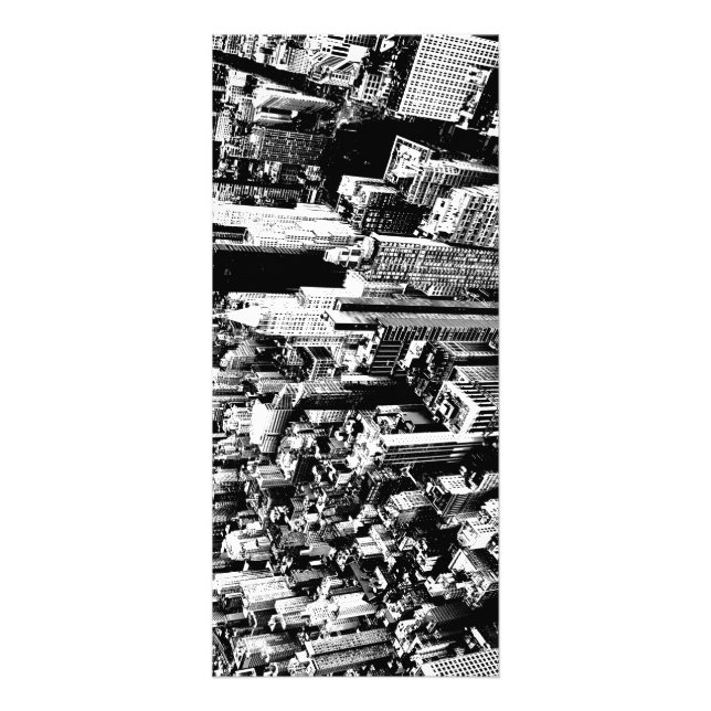 Von Manhattan zum Himmel Werbekarte (Vorne)
