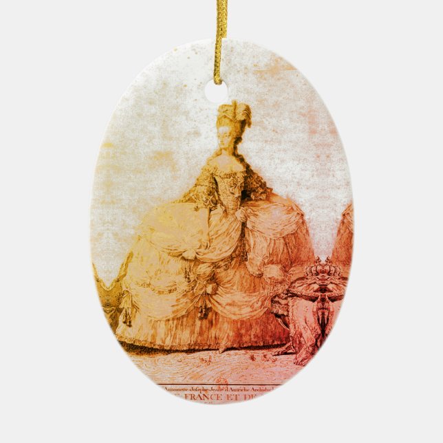 Von Marie-Antoinette Marie-Antoinette-Shabby Chic  Keramik Ornament (Vorne)