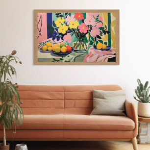 Von Matisse Inspiriert, lebendige Blume Poster