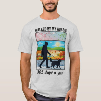 Von meinem Aussie begleitet | 365 Tage im Jahr Hun T-Shirt