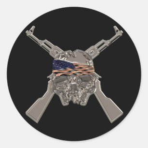 Von meinem kalten toten Flügel Metall Runder Aufkleber