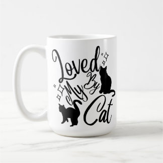 Von meiner Katze geliebt Kaffeetasse