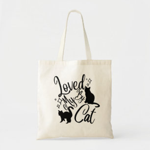 Von meiner Katze geliebt Tragetasche