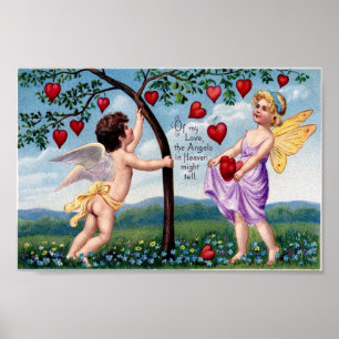 Von meiner Liebe könnten die Engel im Himmel sagen Poster