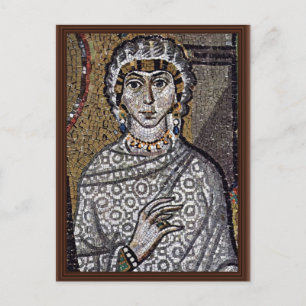 Von Meister von San Vitale in Ravenna (beste Quali Postkarte