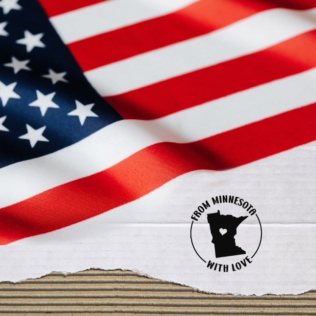 Von Minnesota aus mit Liebe, Gummistempel (Von Creator hochgeladen)