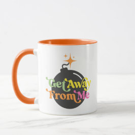 Von mir Bomb Funny Snarky Zitat farbenfroh Tasse