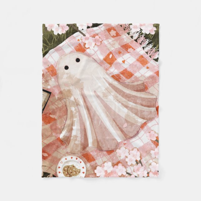 Von mir selbst hängend Band Fleecedecke (Vorderseite)