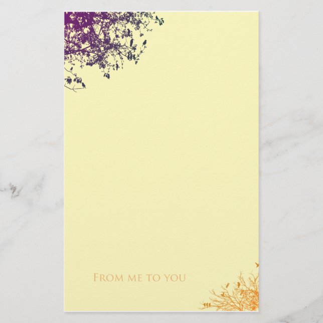 Von mir zu Ihnen Briefpapier (Vorderseite)