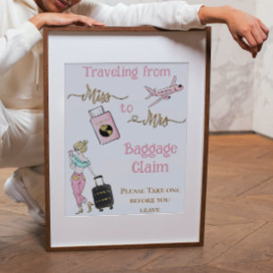 Von Miss zu Brautparty Journey Gefälligkeitsunters Poster