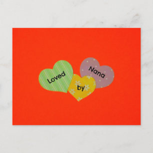 Von Nana geliebt Postkarte