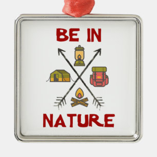 von Natur aus sein Ornament Aus Metall