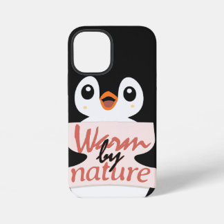Von Natur aus warm: Süßer Pinguin mit spielerische iPhone 12 Mini Hülle