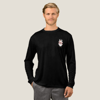 Von Natur aus warm: Süßer Pinguin mit spielerische Tri-Blend Shirt