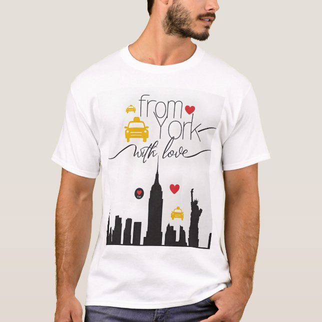 Von New York mit Liebe - Feuerschutzträume Stadt T-Shirt (Vorderseite)