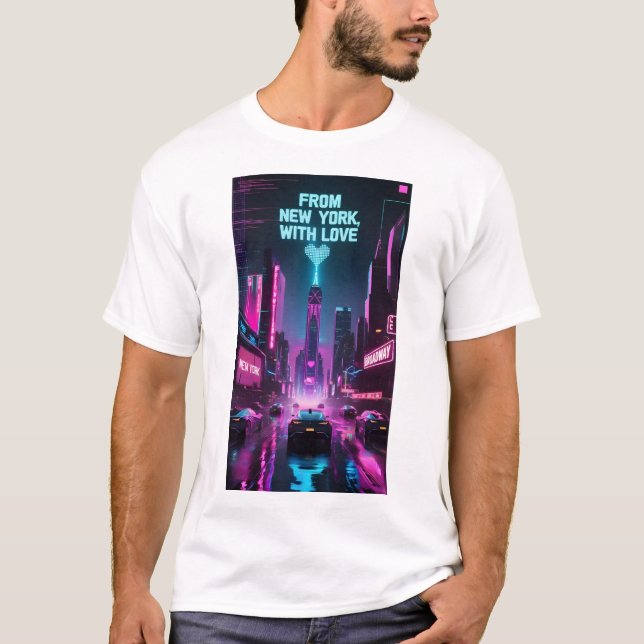 Von New York mit Liebe - Fünfte Avenue Mood T-Shirt (Vorderseite)