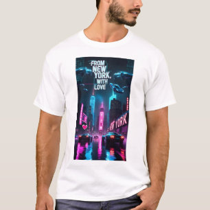 Von New York mit Liebe Manhattan Nights Glamour T-Shirt