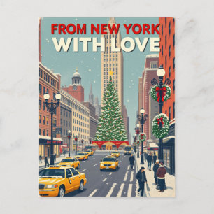 Von New York mit Liebe Vintag Retro Weihnachten
