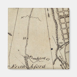 Von New York nach Philadelphia 47 Magnet