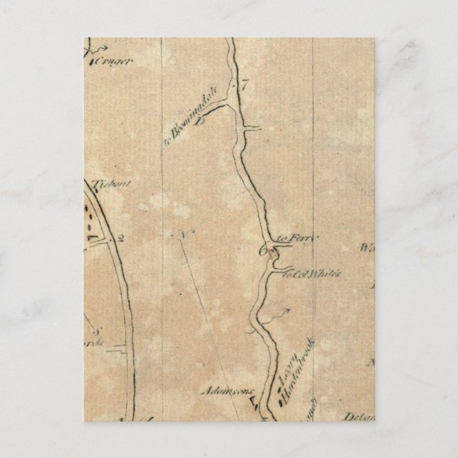 Von New York nach Stratford 1 Postkarte (Vorderseite)