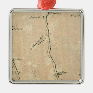 Von New York zu Stratford 1 Silbernes Ornament