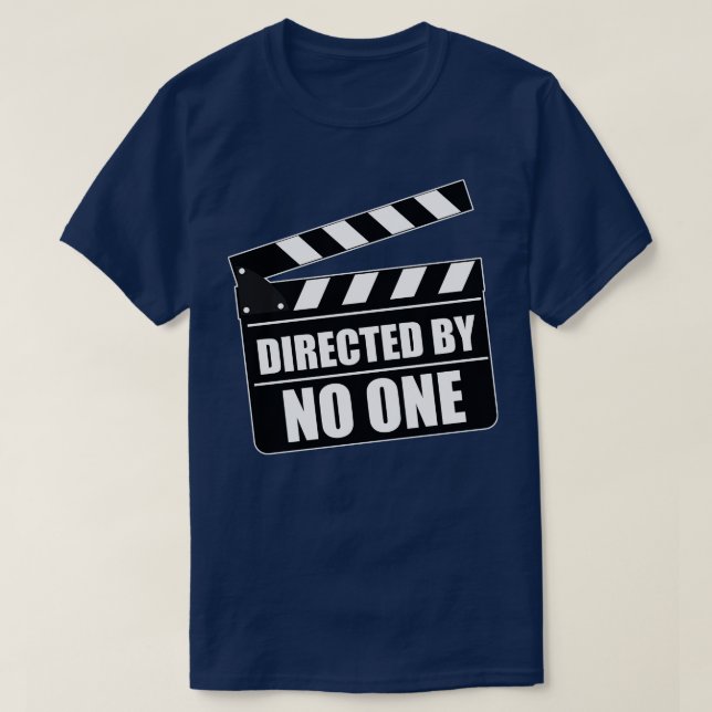Von niemandem geleitet T-Shirt (Design vorne)