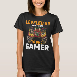 Von Noob auf Pro Gamer Pro Gamer Gamin erhöht T-Shirt