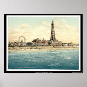 Von North Pier, Blackpool, England Poster