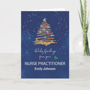 Von Nurse Practitioner Weihnachtsbaum Individuelle Karte