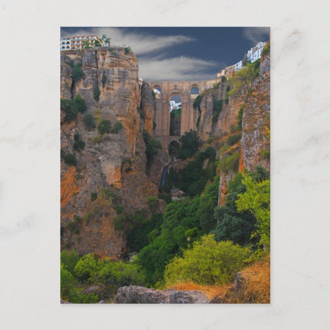 Von oben - Ronda Spanien Postkarte (Vorderseite)