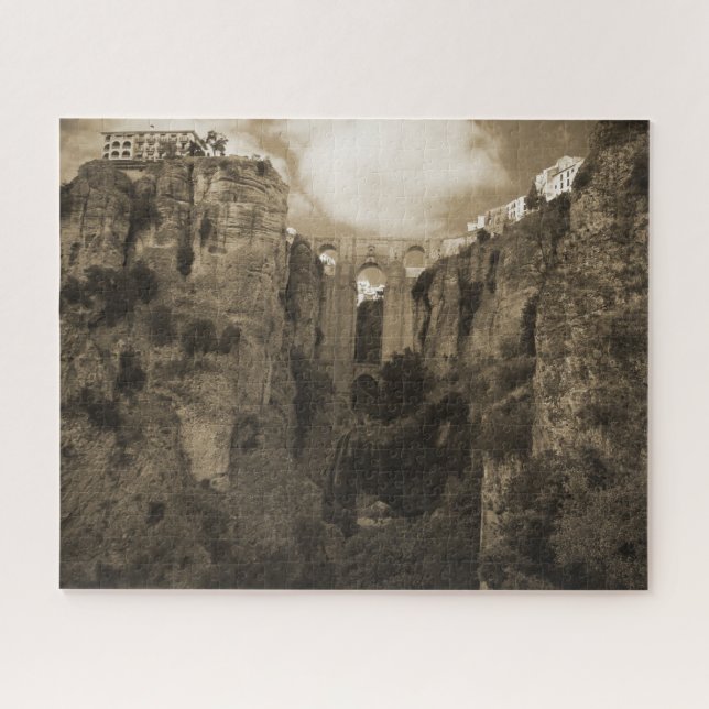 Von oben - Ronda, Spanien Puzzle (Horizontal)