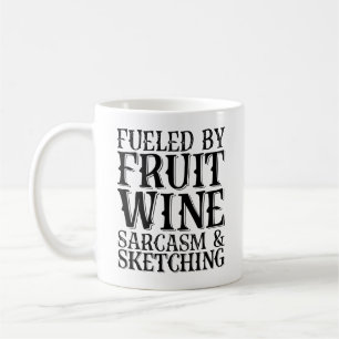 Von Obstwein gespeist, Sarcasm und Skizze Kaffeetasse