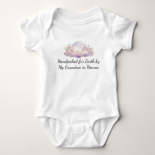 Von Oma im Himmel für die Erde ausgewählt Gedenkst Baby Strampler