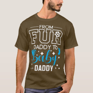 Von Papa bis zum Baby Daddy Gender Reveal T-Shirt