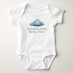 Von Papa im Himmel für die Erde ausgewählt Gedenks Baby Strampler