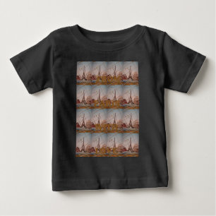 Von Paris mit Liebe Blaue Himmel Farben Baby T-shirt