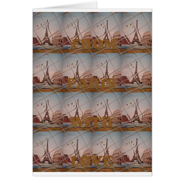 Von Paris mit Liebe blauen Himmelsfarben (Vorne)