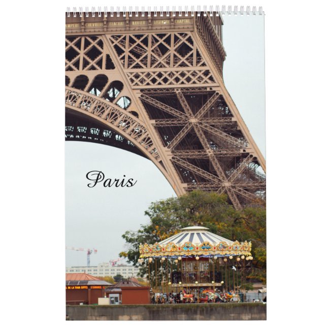 Von Paris mit Liebe Kalender (Titelbild)
