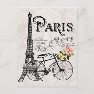 Von Paris mit Liebe Postkarte