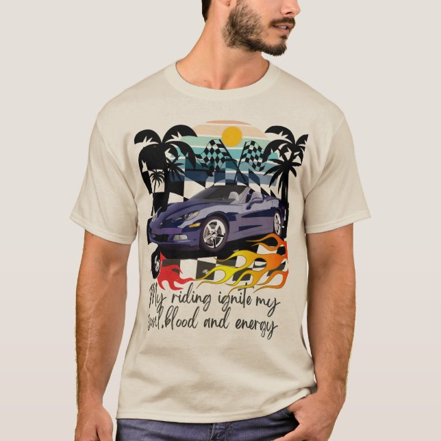 Von Passion angeregt,Perfect Birthday Gift4 Autofa T-Shirt (Vorderseite)